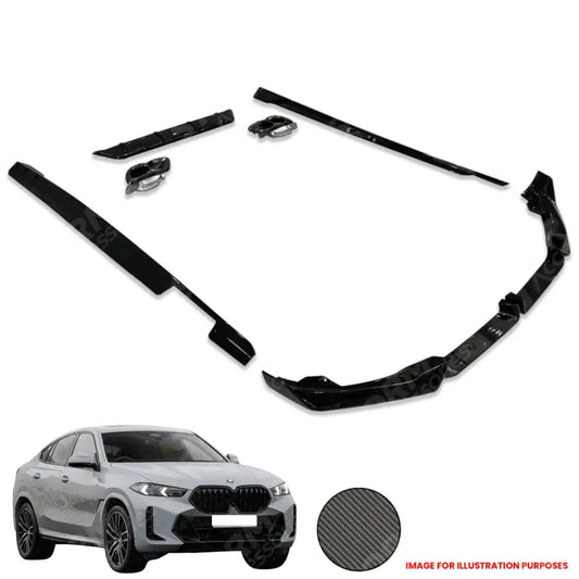 Carbon Look Aero Kit By Risper For Bmw X6 G06 Lci 2023+