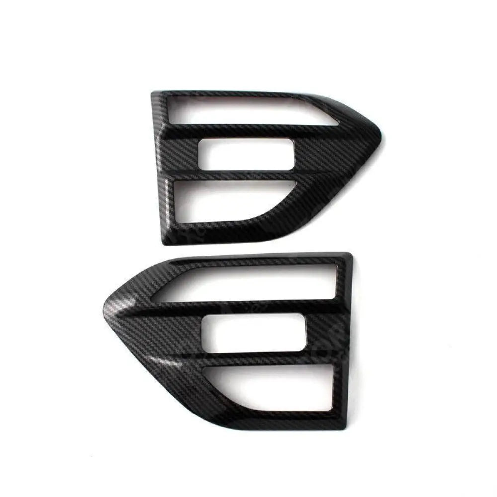 Carbon Style Side Vent Covers Pair For Ford Ranger T6 2016 On
