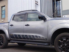 Nissan Navara Np300 - 2016 On Double Cab Egr Genuine Quad Wind Deflectors - External Fit
