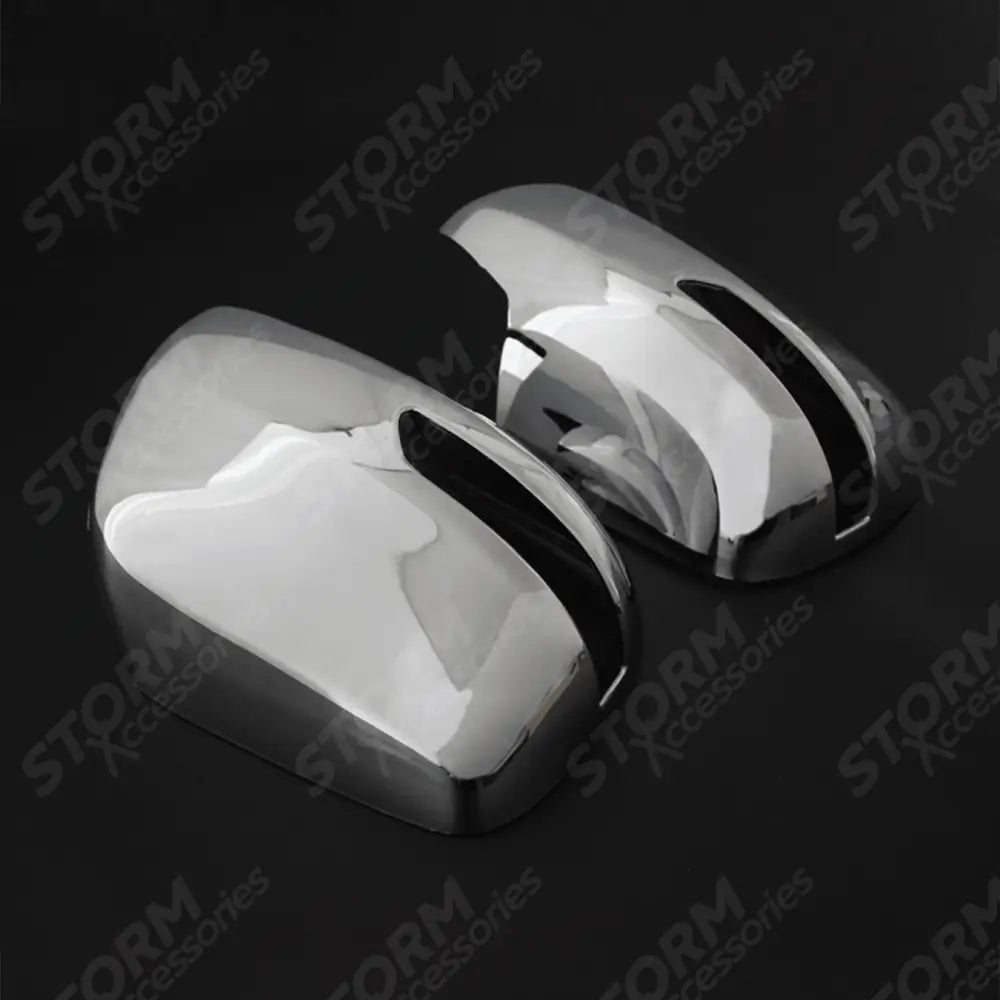 Chrome Door Mirror Covers Pair For Toyota Landcruiser Lc150 Swb 2018 On