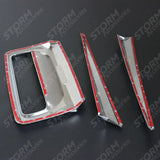 Chrome For Ford Ranger T6 2012-2022- Rear Tailgate Door Handle Surround Trim Cover