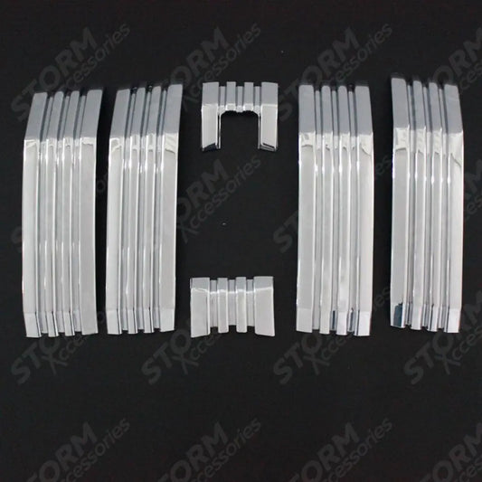 Chrome Front Grill With Camera For Toyota Landcruiser Lc150 2018 On