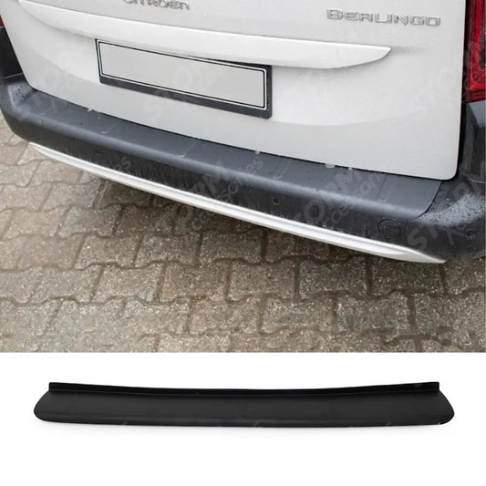 Citroen Berlingo 2018 On Rear Bumper Protector - Black