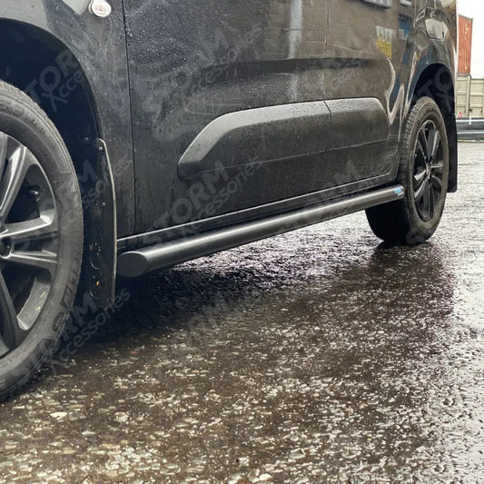 Citroen Berlingo 2018 On - Side Bars - Angular - Swb - 60mm - Black