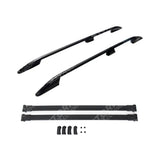 Citroen Berlingo 2018 On SWB Roof Rails And Cross Bars Set - Black