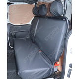 Citroen Berlingo - Peugeot Partner - 2008 - 2018 - Rear Bench Seat Covers - Black