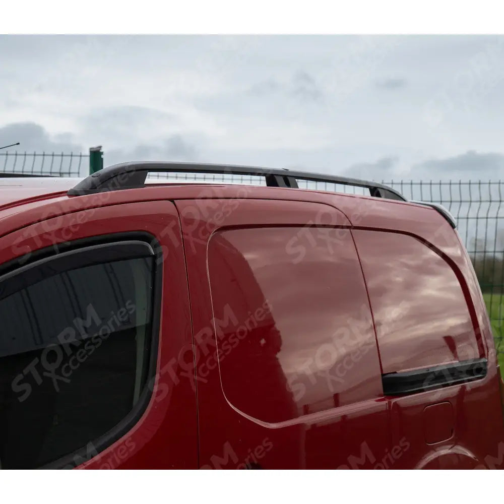 Citroen Berlingo - Peugeot Partner - 2008-2018 - Stx Aluminium Roof Bars - Black