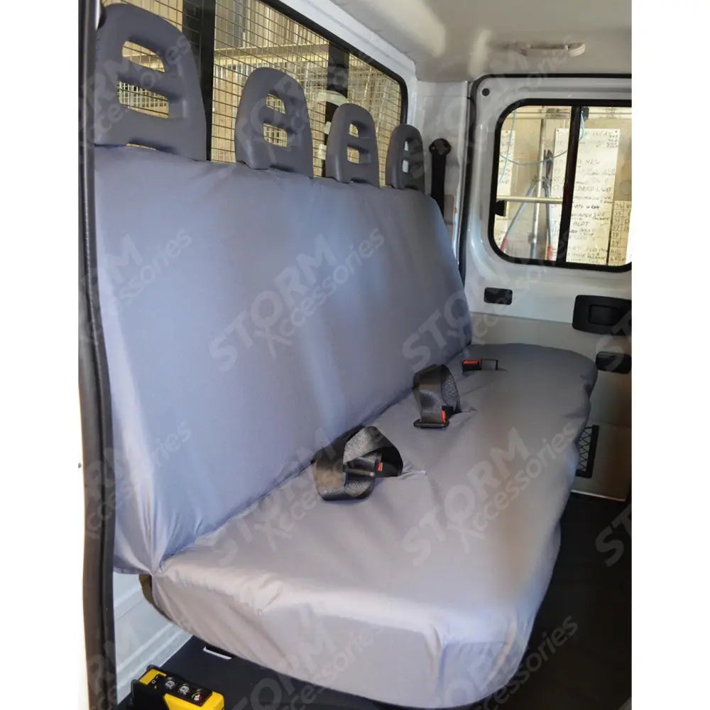 Citroen Relay Van 2006-2022 - Chassis Cab Rear Seat Covers - Grey