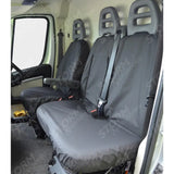 Citroen Relay Van 2006-2022 Driver Seat And Front Double Passenger - Black