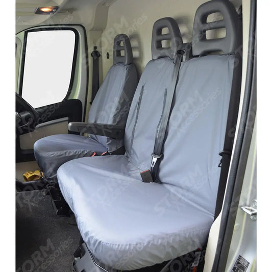 Citroen Relay Van 2006-2022 Driver Seat And Front Double Passenger - Grey