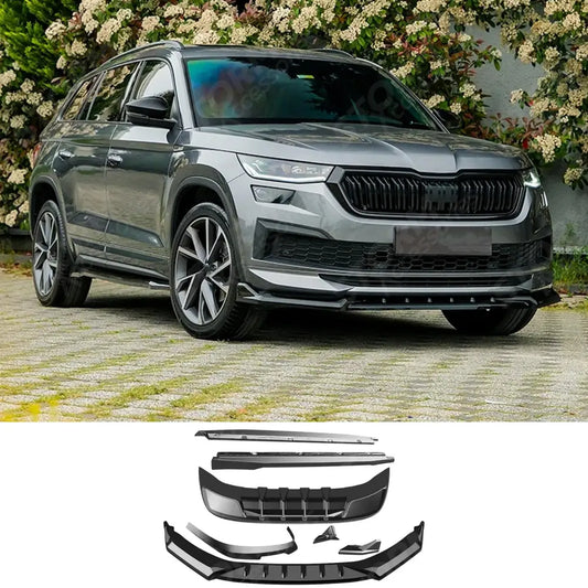 Complete Body Kit in Gloss Black For Skoda Kodiaq Sportline Mk1 Facelift 2021-2023 - Body Kits