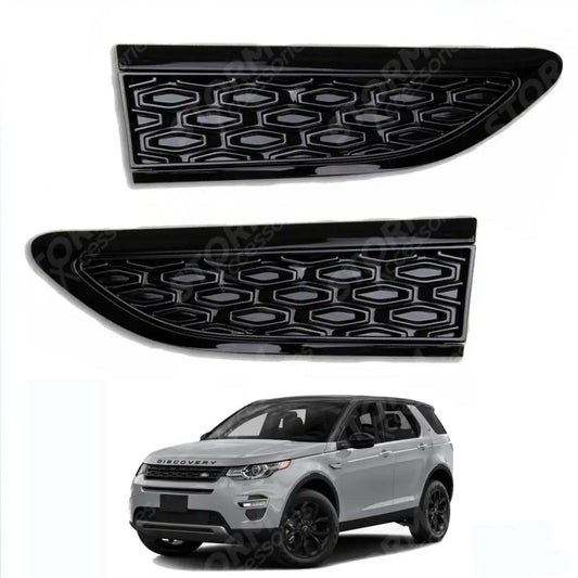 Covers Black For Land Rover Discovery Sport - Dynamic Upgrade Side Vent Grilles