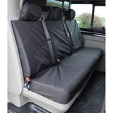 Crew Cab Bench Seat Covers Black For Nissan Primastar 2002-2014