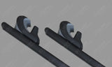 Cross Bars - Crossbars - Roof Rails - Universal Fit - 120 Cm - Black