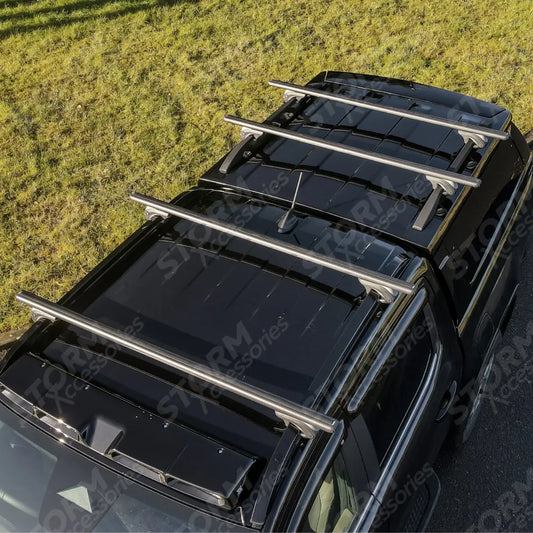 Cross Bars - Crossbars - Roof Rails - Universal Fit - 135 Cm - Black