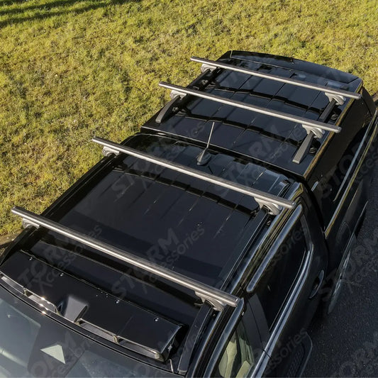 Cross Bars - Crossbars - Roof Rails - Universal Fit - 135 Cm - Black