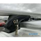 Cross Bars - Crossbars - Roof Rails - Universal Fit - 135 Cm - Silver