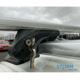 Cross Bars - Crossbars - Roof Rails - Universal Fit - 135 Cm - Silver