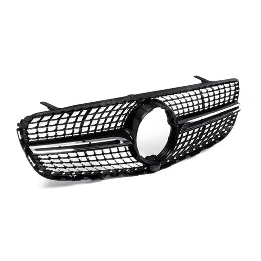 Diamond Style Upgrade Front Grille For Mercedes Glc X253/C253 2015 - 2019