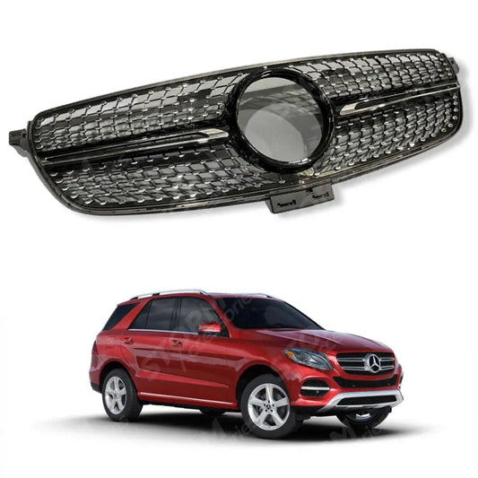 Diamond Style Upgrade Front Grille For Mercedes Gle W166 2015-2018