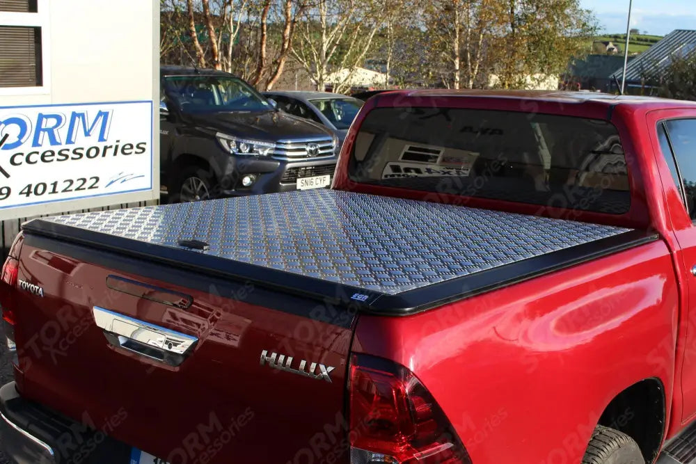 Double Cab Egr Aluminium Tonneau Cover Mill Finish For Toyota Hilux 2016 On