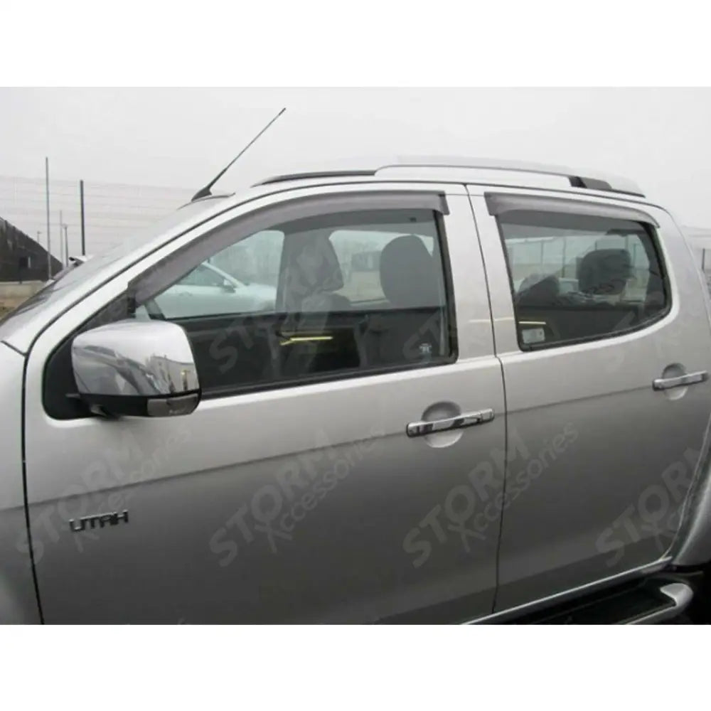 Double Cab Egr Quad Wind Deflectors External Fit For Isuzu D-max 2012 On