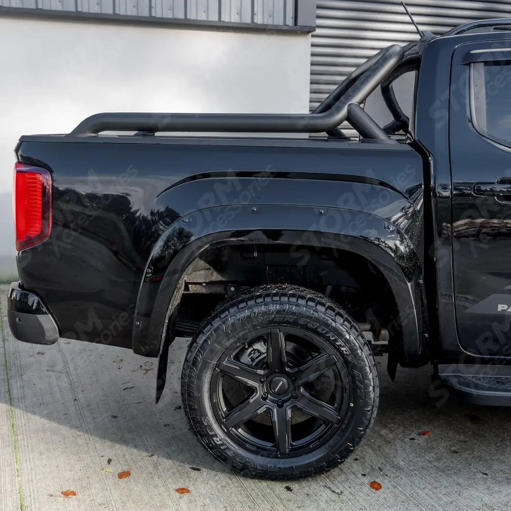 Double Cab Egr Wheel Arch Kit Bolt Look Gloss Black Finish 6 Pcs For Volkswagen Amarok 2023 On