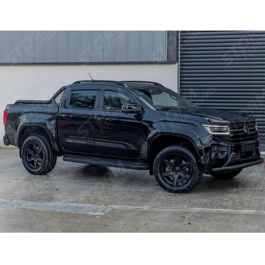 Double Cab Egr Wheel Arch Kit Bolt Look Gloss Black Finish 6 Pcs For Volkswagen Amarok 2023 On
