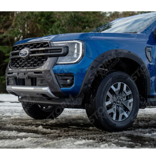Double Cab EGR Wheel Arch Kit Bolt Look Matt Black Finish 6 Pcs For Ford Ranger 2023 On