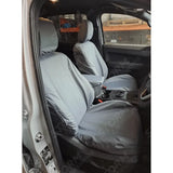 Double Cab Front Seat Covers Pair Grey For Vw Amarok 2023+