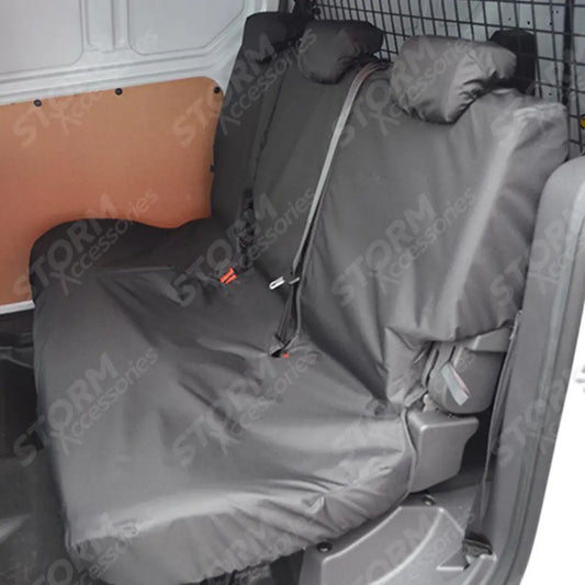 Double Cab In Van Rear Seat Covers Black For Ford Transit Connect Van 2018 On