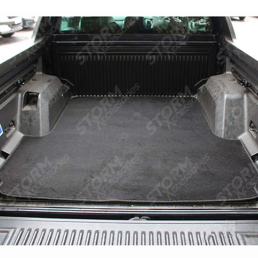 Double Cab Load Bed Carpet Mat Black For Mitsubishi L200 Series 5 - Fiat Fullback - 2015 On