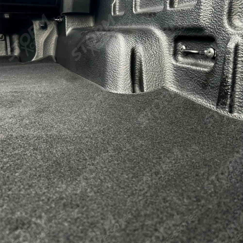 Double Cab Load Bed Carpet Mat In Black For Ford Ranger T9 And VW Amarok 2023 On