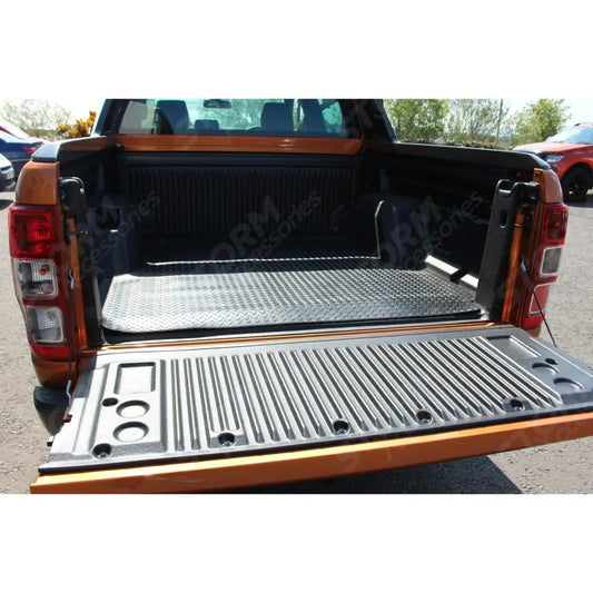 Double Cab Load Bed Rubber Mat Black For Ford Ranger T6 2012-2019