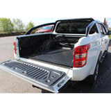 Double Cab Load Bed Rubber Mat Black For Mitsubishi L200 Series 5 Fiat Fullback - 2015 On