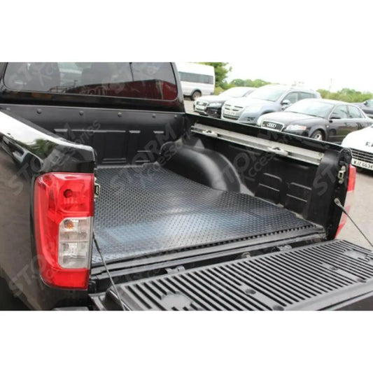 Double Cab Load Bed Rubber Mat Black For Nissan Navara Np300 2016 On
