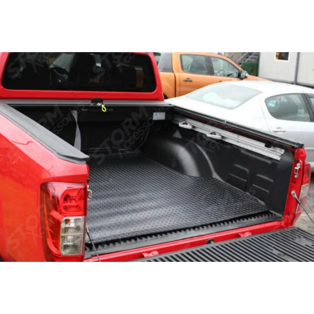 Double Cab Load Bed Rubber Mat Black For Nissan Navara Np300 2016 On