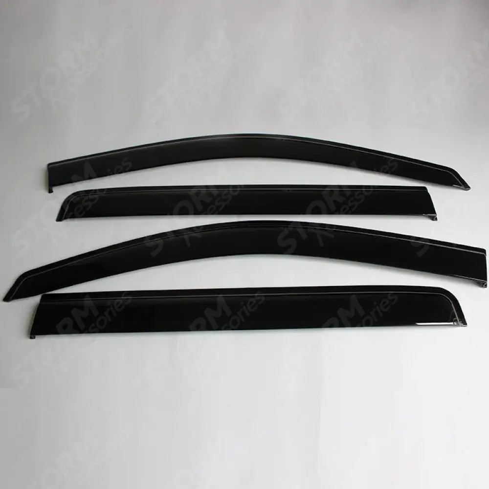 Double Cab Quad Stx Wind Deflectors 4pcs For Nissan Navara 2005-2015 On