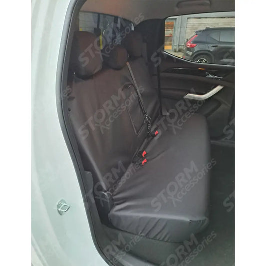 Double Cab Rear Seat Covers Black For Maxus T90 2021+