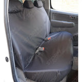 Double Cab Rear Seat Covers Black For Toyota Hilux 2005-2016