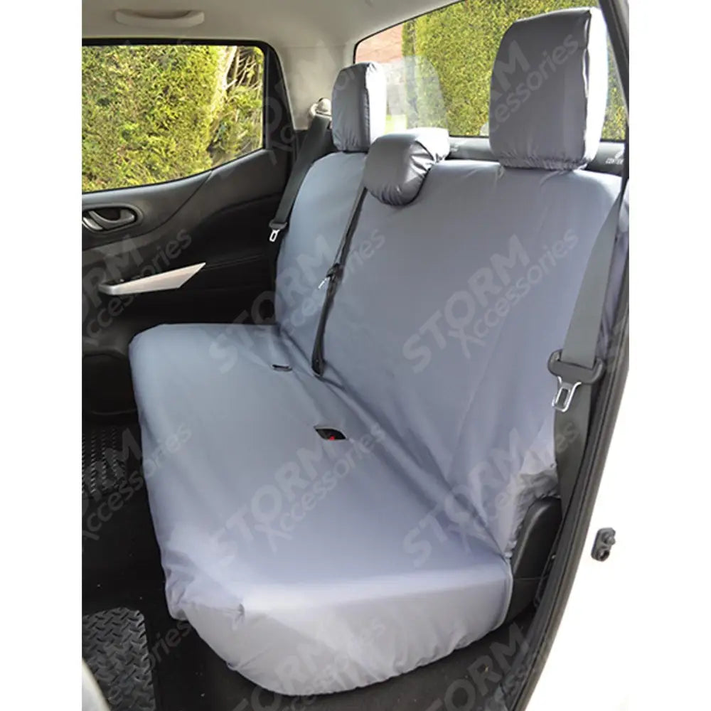 Double Cab Rear Seat Covers Grey For Mercedes X-class 2017 On