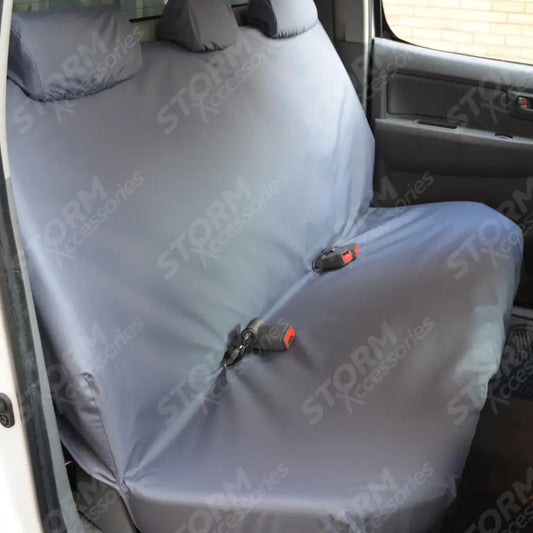 Double Cab Rear Seat Covers Grey For Toyota Hilux 2005-2016