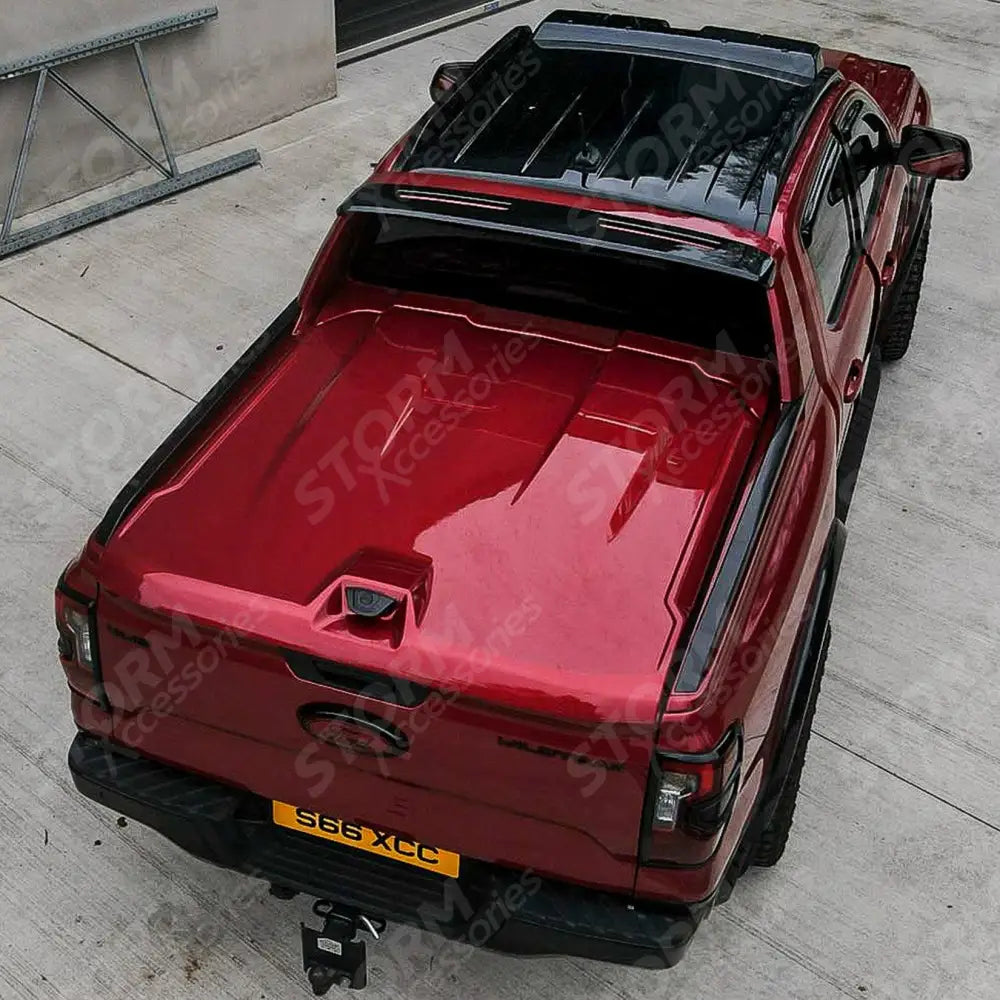 Double Cab Ridgeback 1 Pc Lid Colour Coded For Ford Ranger T9 2023 On Lucid Red - D4