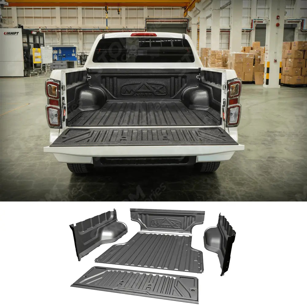 Double Cab Ridgeback 5 Piece Anti-Slip Load Bed Liner For Isuzu D-Max 2021 On