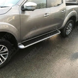 Double Cab Running Boards Side Steps STX Style Pair For Nissan Navara Np300 2016 On