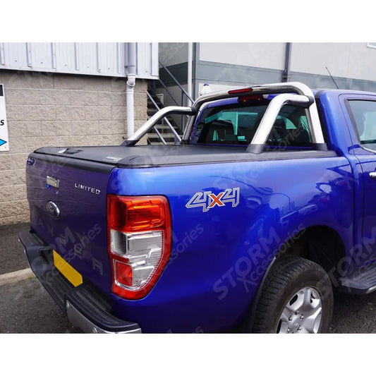 Double Cab Standard Ridgeback Roll Top Tonneau Cover For Ford Ranger T6 2012-2022