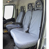 Driver Seat And Front Double Passenger Grey For Citroen Relay Van 2006-2022