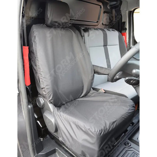 Driver Seat Cover Black For Toyota Proace 2016 On
