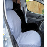 Driver's Seat Cover No Armrest Grey For Citroen Berlingo - Peugeot Partner - 2008-2018
