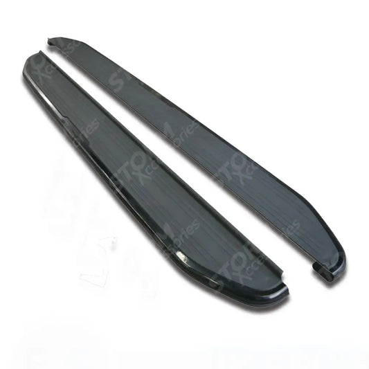 Dynamic STX Style Running Boards Side Steps In Black Pair For Range Rover Evoque 2011-2019
